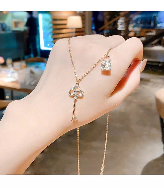Lock and Key Necklace