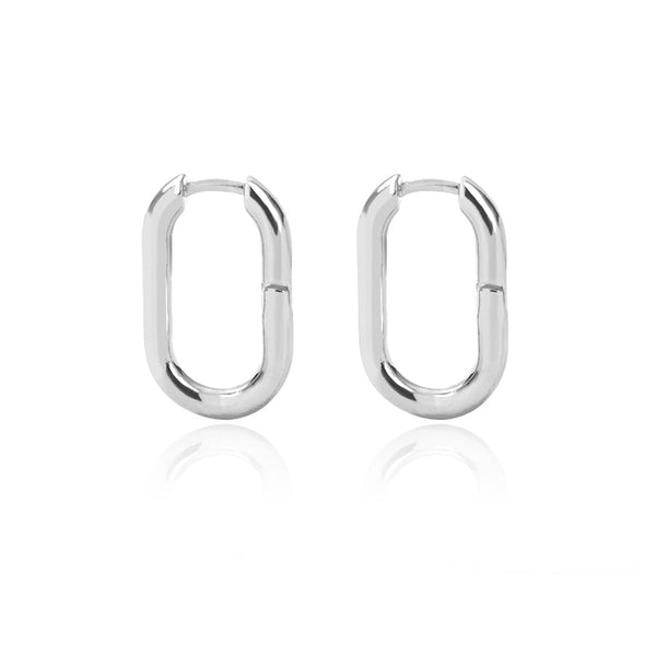Vintage Oval Hoop Earrings For Minimalist