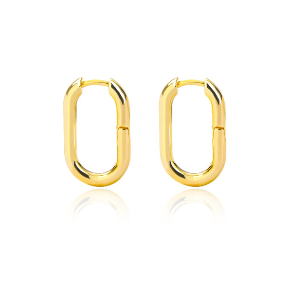 Vintage Oval Hoop Earrings For Minimalist