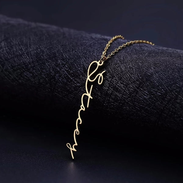 Vertical Custom Necklace