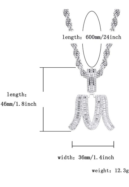 Eddie Baguette Necklace