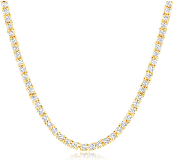 3mm Tennis Necklace