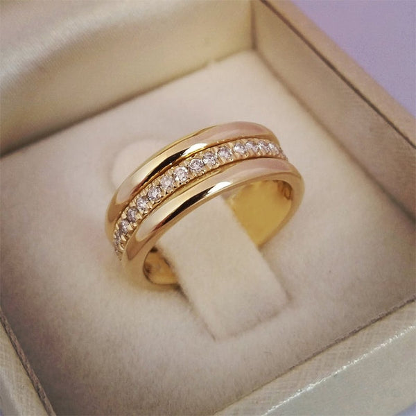 Simple Love Paved Ring