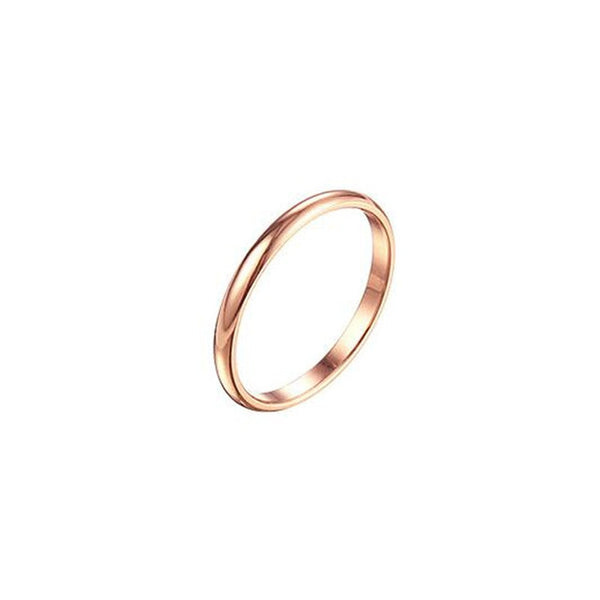 Minimalist Thin Titanium Band