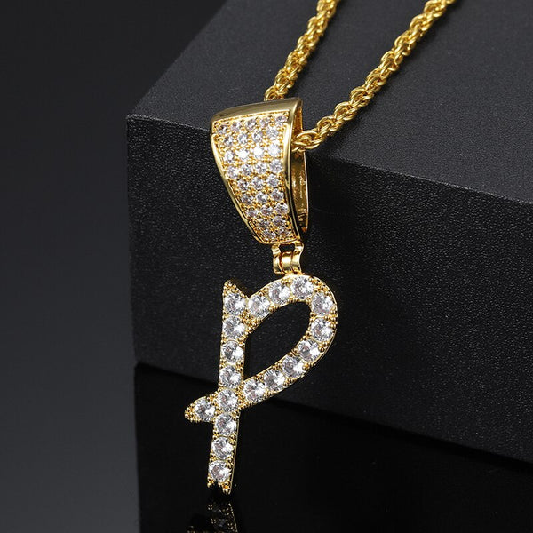 Italic Letter Necklace
