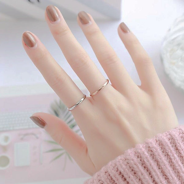 Thin Rose Gold 2mm Band