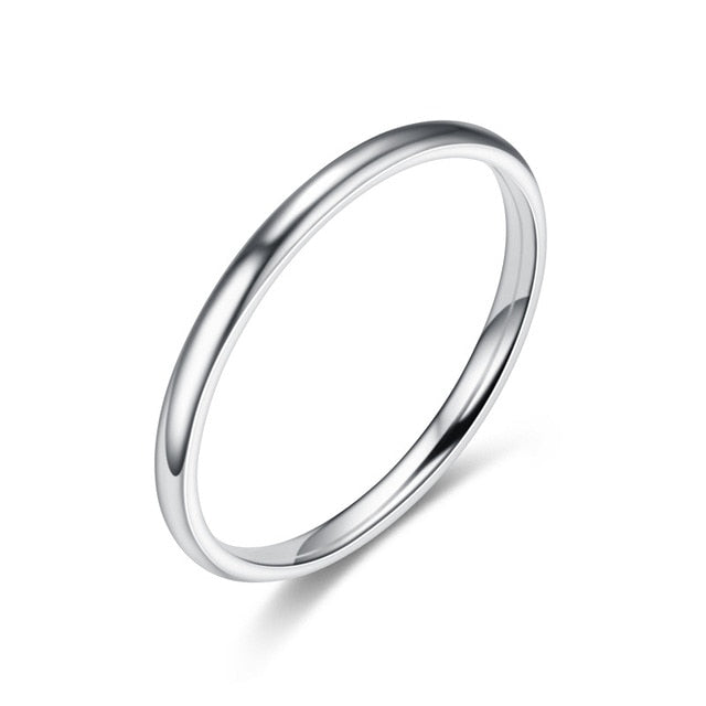 Thin Rose Gold 2mm Band