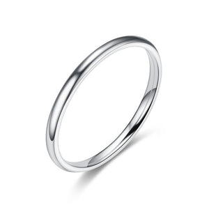 Thin Rose Gold 2mm Band