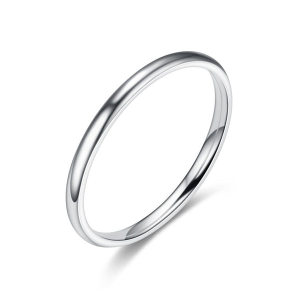 Thin Rose Gold 2mm Band
