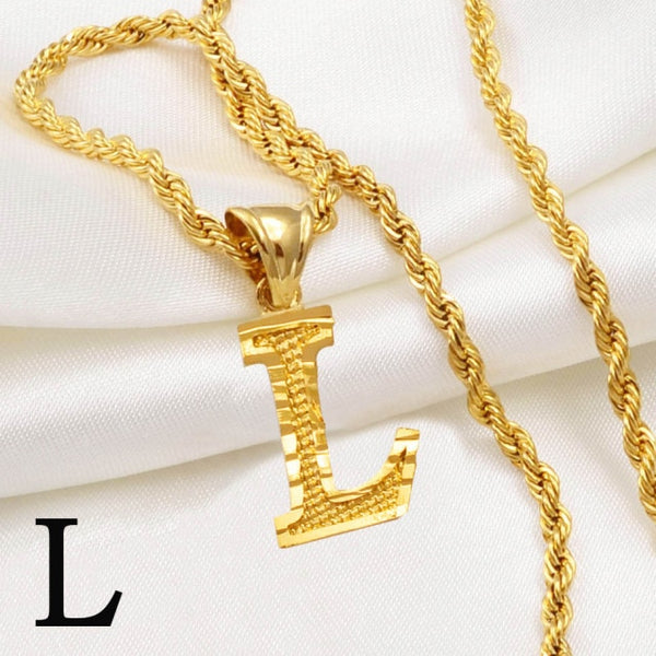 English Letter Necklace