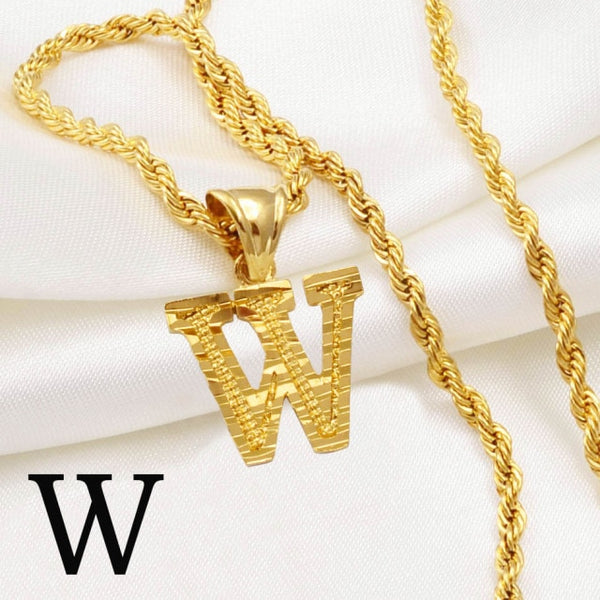 English Letter Necklace