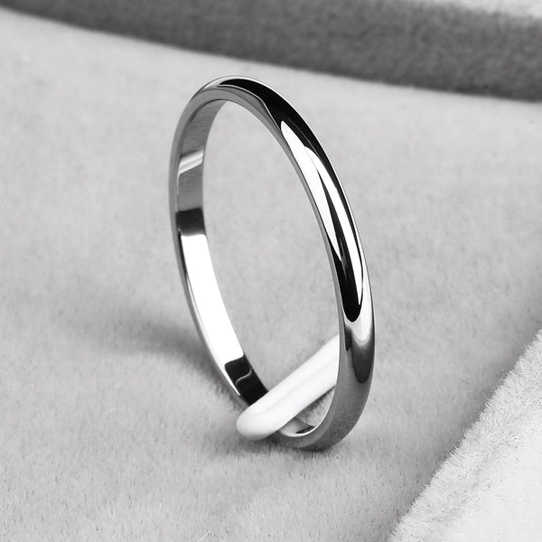 Thin Rose Gold 2mm Band